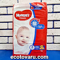 Подгузники Huggies Classic 3 (4-9кг) 58шт