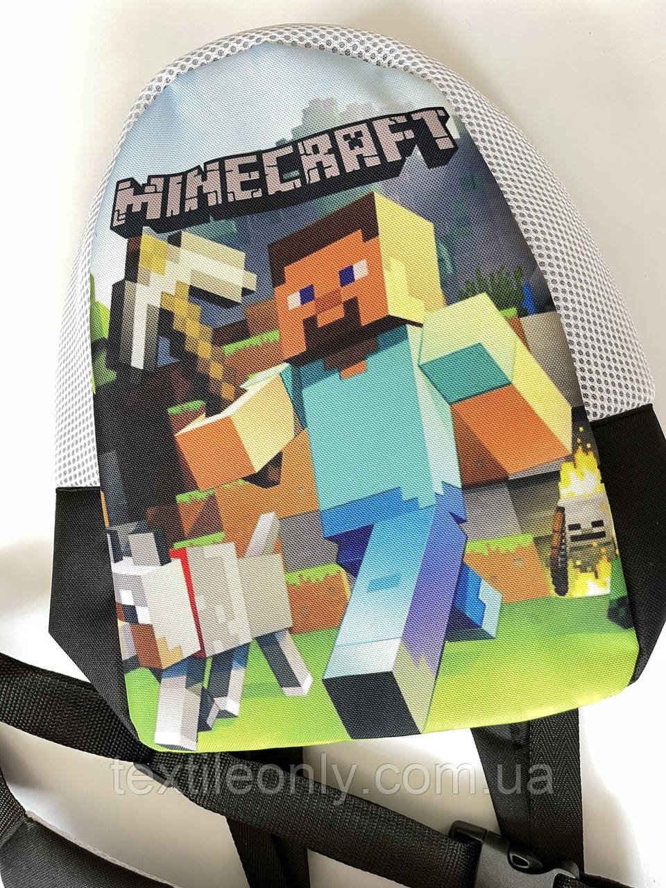 Рюкзак + поясная сумка Minecraft / Майнкрафт комплект - фото 2 - id-p1402429612