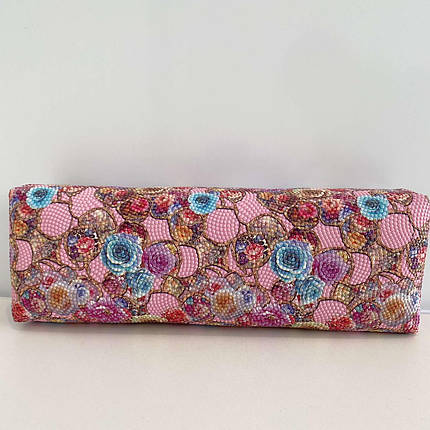 Професійна манікюрна подушка для майстра манікюру з квіточками, фото 1