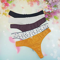 Стринги бавовна Primark лінійка Secret Procession 46р різні кольори (145478)