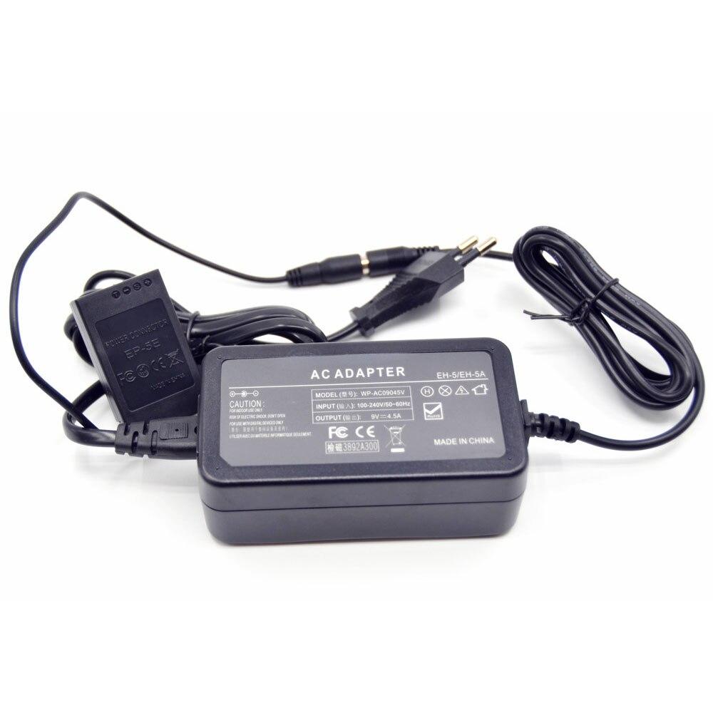 Мережевий адаптер EH-5A + EP-5 для Nikon D3X, D40, D40X, D60, D5000, D3000 (місець акумулятора EN-EL9A)