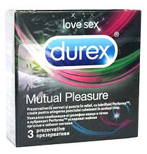 Durex Mutual Pleasure презервативи, 3 шт.