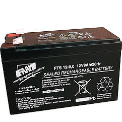 Акумуляторна батарея FTS 12V-9.0A, свинцево-кислотна акумуляторна батарея FAAM для ДБЖ, дитячих електромобілів