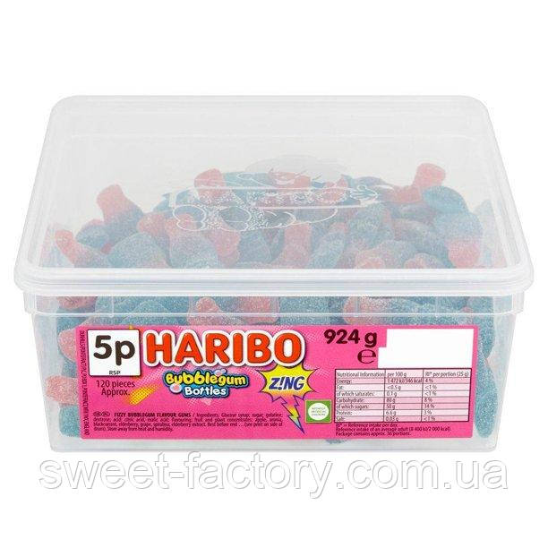 Haribo Bubble Gum Bottle Zip 924 g
