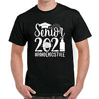 Футболка с принтом "Senior 2021. #Pandemicstyle" Push IT