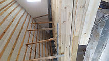 Монтаж межэтажного деревянного перекрытия 4