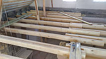Монтаж межэтажного деревянного перекрытия  6
