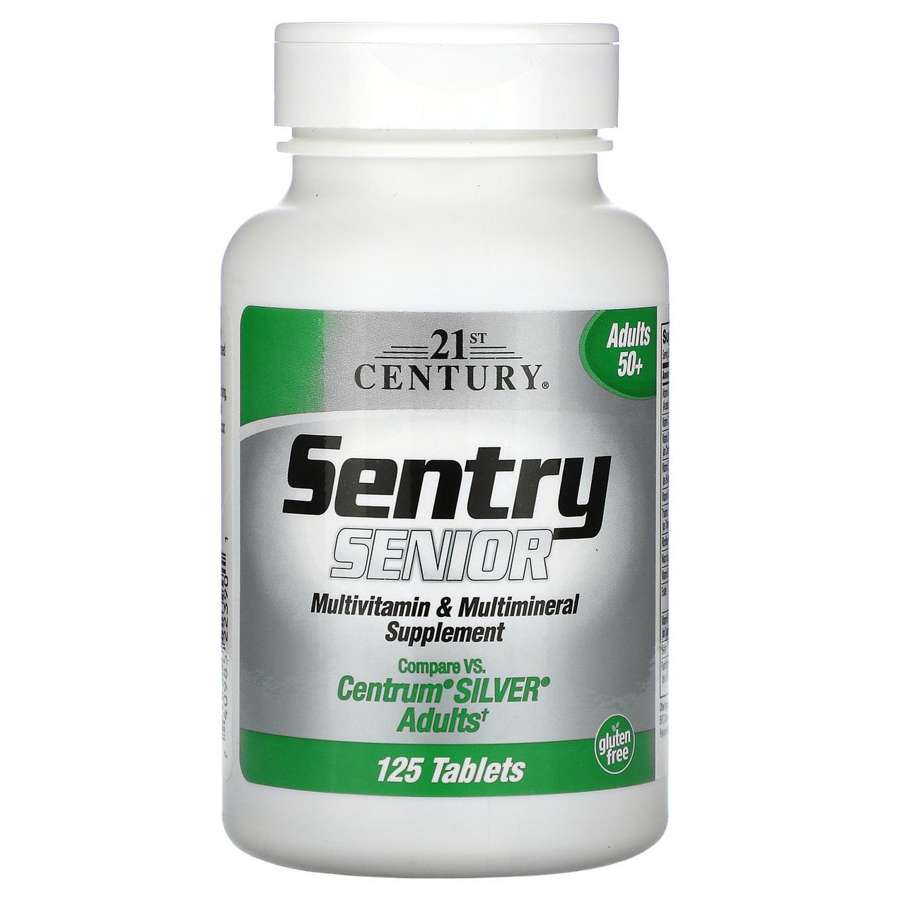 Вітаміни і мінерали 21st Century Sentry Senior (Multivitamin & Multimineral Supplement) Adults 50+, 125 Tabs