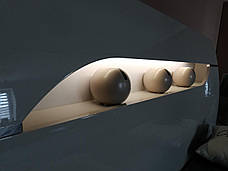 Комод глянцевий в сучасному стилі TORONTO (Торонто) Sof, колір сірий глянець, фото 2