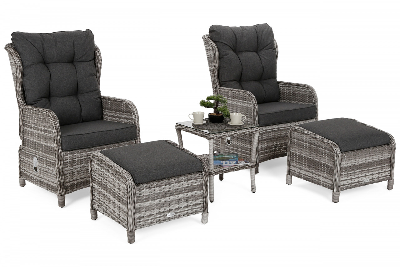 Комплект меблів з техноротангу Sofia Light Grey