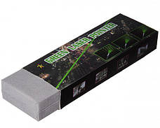 Зеленая лазерная указка Green Laser Pointer c 5 насадками, фото 5