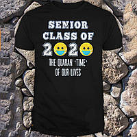 Футболка с принтом "Senior class of 2020. The quaran time of our lives" Push IT