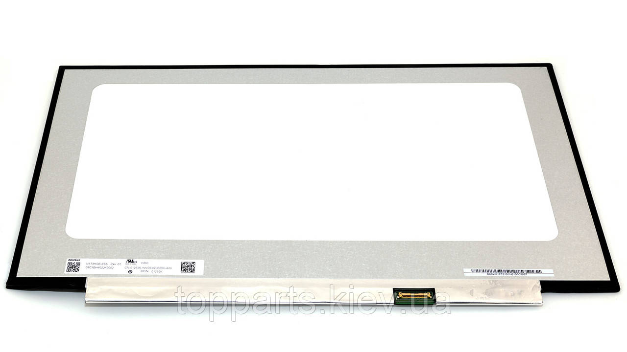 17.3" Full HD 1920x1080, CMI N173HCE-E3A, LED, 30-pin (eDP), матова, slim, без кріплень
