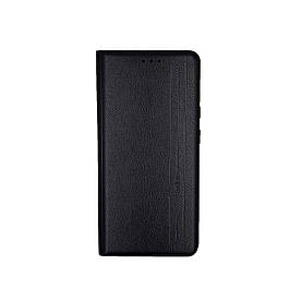 Чохол книжка для Samsung Galaxy A72 A725 бічній з високоякісної еко шкіри, Gelius, Vertical Lines, Чорний