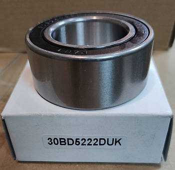 Підшипник шківа компресора кондиціонера Denso 10PA15C/10PA17C/10PA20C, 10S17C дворядний 30х52х22 мм