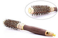 Брашинг для волос Salon Professional Ceramic Ion Thermal Brush Nog Gold Series (3.3 см)