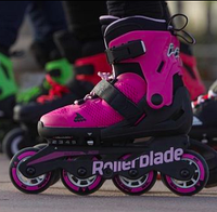 Ролики розовые ROLLERBLADE MICROBLADE G PINK