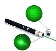 Зеленая лазерная указка Green Laser Pointer c насадкой, фото 5