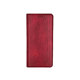 Чохол книжка для Samsung Galaxy A72 A725 бічній з високоякісної еко шкіри, Gelius, Vertical Lines, Червоний