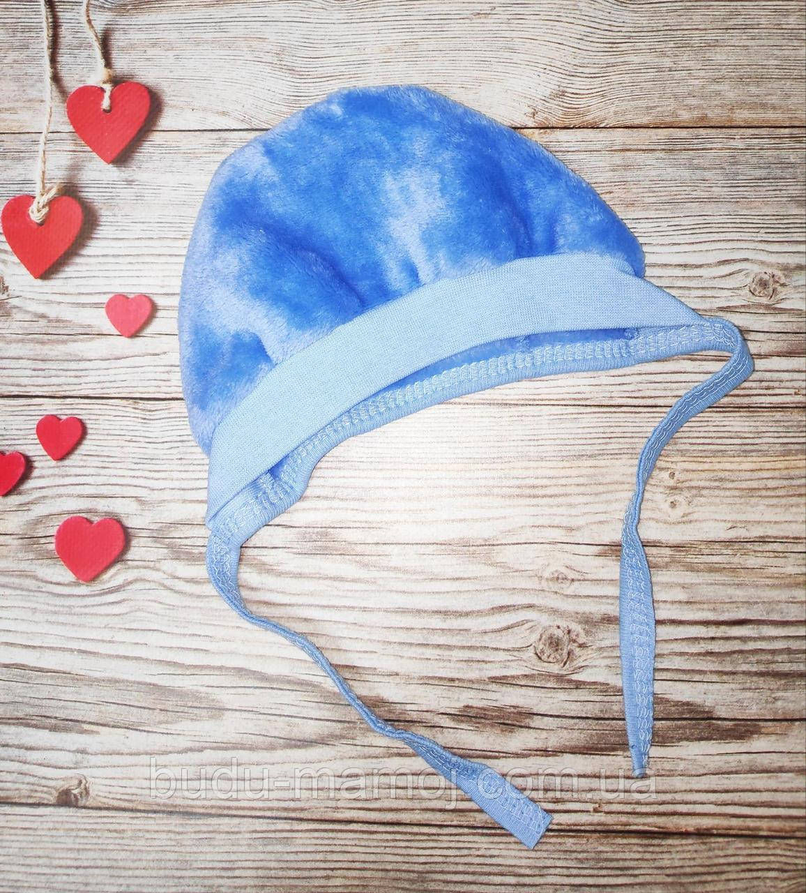 Шапочка із зав'язками для немовлят