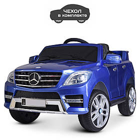 Дитячий електромобіль Mercedes (2 мотори по 25W, MP3, USB, FM) Джип Bambi M 3568EBLRS-4 Синій