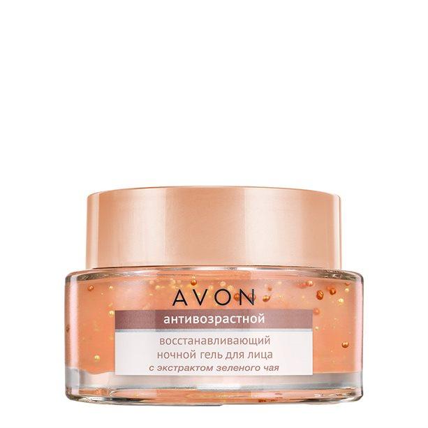 Антивіковий нічний гель для обличчя Avon NutraEffects, 50 мл