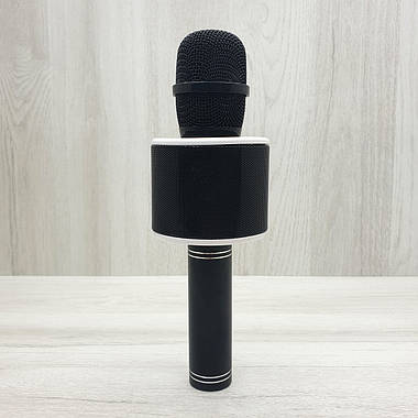 Портативний бездротовий блютуз мікрофон Handheld KTV WS-858 (чорний), фото 3