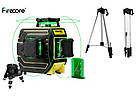 НАЙЯСКРАВІШИЙ В УКРАЇНІ ᐉ ᐉ Лазерний рівень Firecore F94T-XG➤ ГАРАНТІЯ 1рік ➤ штатив 1,2м, фото 2