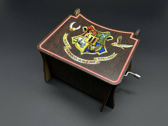 Красива музична шарманка шкатулка з мелодією з фільму Гаррі Поттер Harry Potter 12х10х8см, фото 1