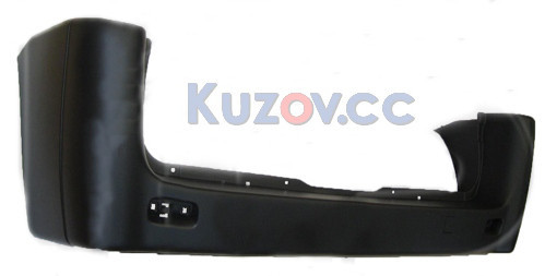 Задній бампер Citroen Jumpy, Peugeot Expert, Fiat Scudo (07-12) сірий, текстура (Depo)