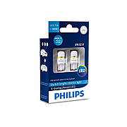 Світлодіодні LED лампи Philips X-Treme Vision LED цоколь T10 (W5W) габаритні, світло 4000К ОРИГИНАЛ