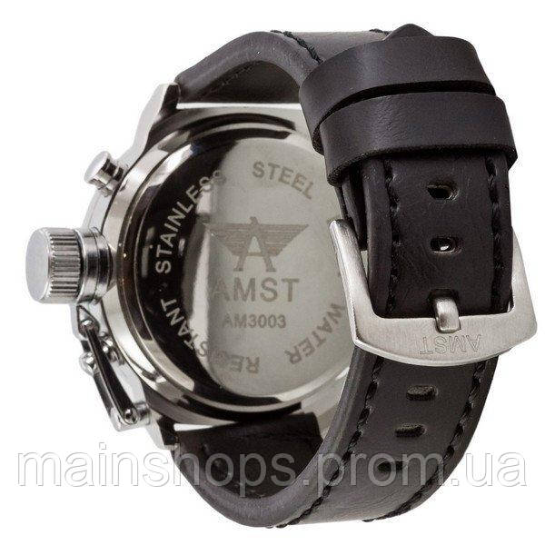Армейские наручные часы противоударные AMST Мужские военные часы водонепроницаемые ударопрочные АМСТ черные - фото 7 - id-p1402461444