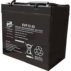 Акумулятор FAAM FHP 12V-55A, стаціонарна акумуляторна батарея для ДБЖ(UPS)