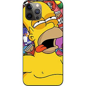 Чохол силіконовий для iPhone 12 Pro з картинкою Гомер