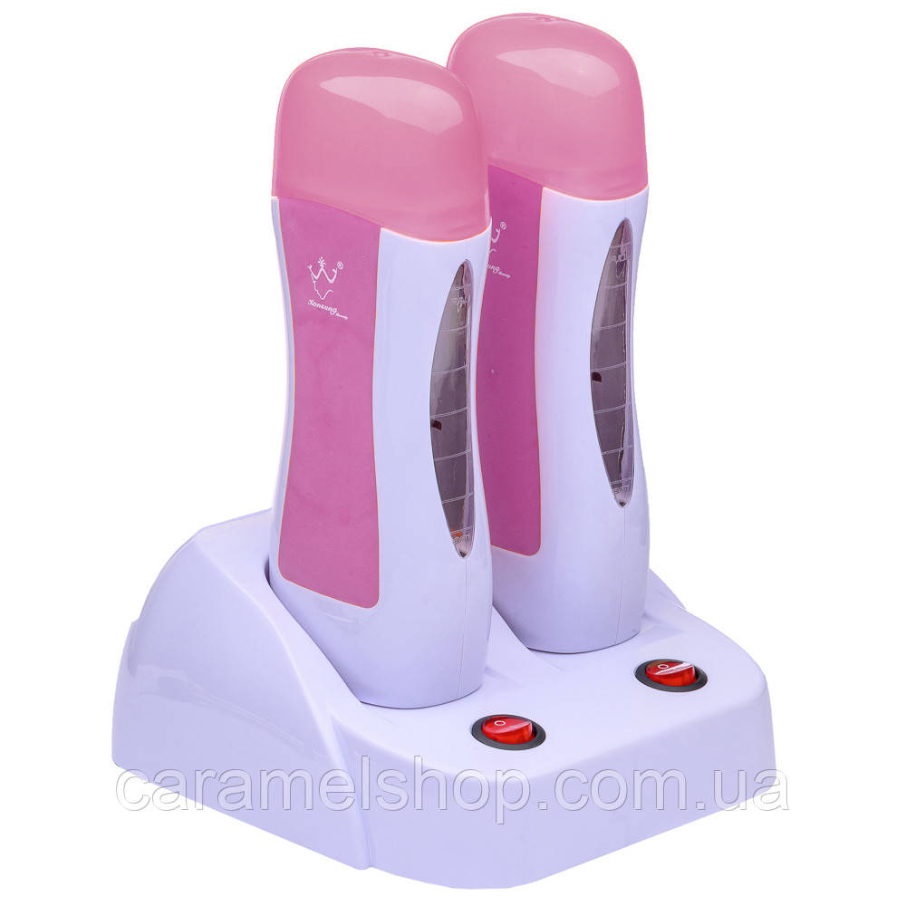 Воскоплав двухкассетный с базой двойной для депиляциии и шугаринга 2 ...