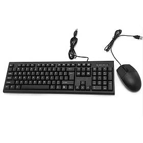 Клавіатура та миша CMK-858 дротові (Black)  ⁇  Пристрої введення для комп'ютера