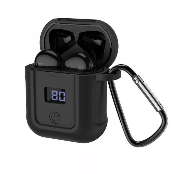Бездротові навушники HOCO S11 з Bluetooth, гарнітура (чорний) + силіконовий футляр