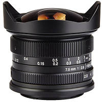 Об'єктив 7Artisans 7.5 mm f/2.8 Fisheye Fujifilm X / на складі