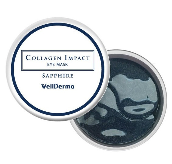 Зволожувальні патчі з колагеном Wellderma Collagen Impact Sapphire Eye Mask 60 шт.