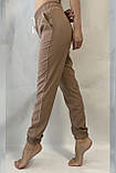 Літні штани жіночі на манжеті, молодіжні літні штани джогери на гумці Штани медецинські жіночі, фото 7