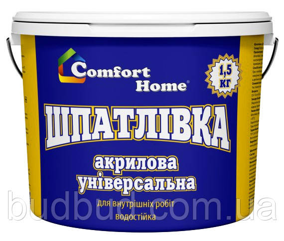 Шпаклівка акрилова Comfort Home 0,25 кг, Білий