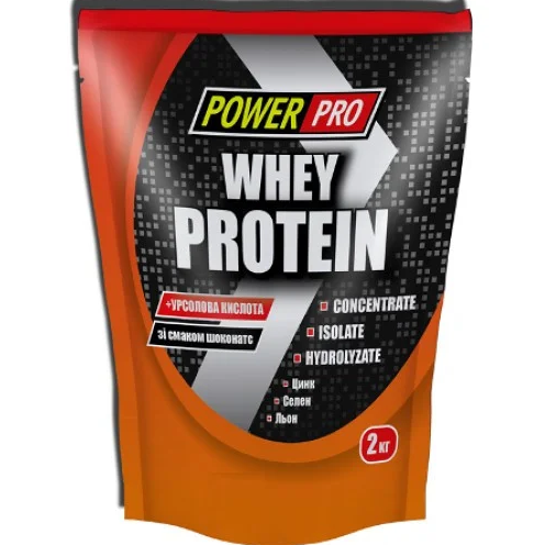 Протеїн Power Pro Whey Protein полуниця з вершками 2 кг