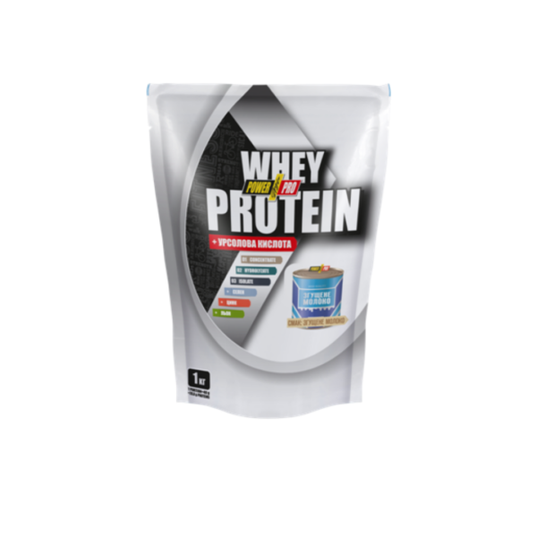 Протеїн Power Pro Whey Protein сгущене молоко 1 кг