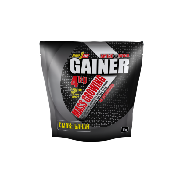 Гейнер Power Pro Gainer 30% банан 4 кг