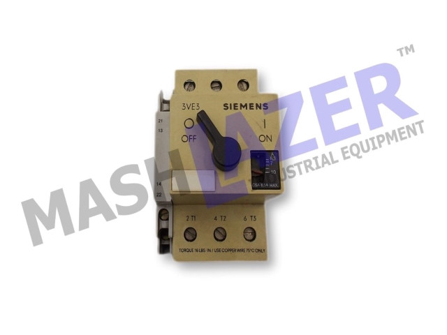 Автоматичний вимикач/Circuit breaker (6,3-10A) SIEMENS 3VE3 000-2LA00, фото 1