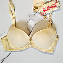 Бюстгальтер на тонкому поролоні 75А бежевий