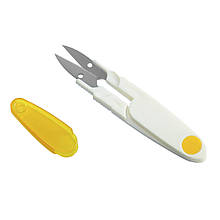 Ножиці швейні у футлярі, Білі, 12 см