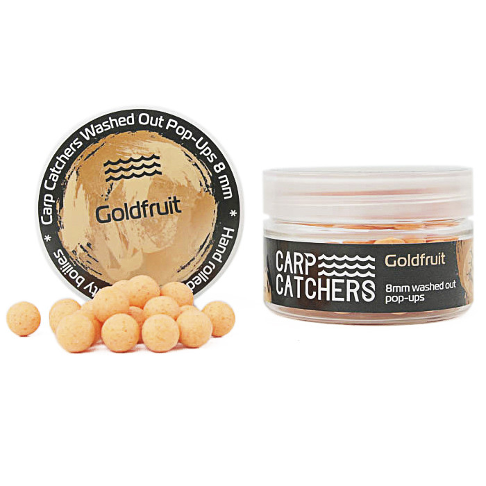 Бойли Carp Catchers - Washed Out Pop Ups - Goldfruit - Ø8мм