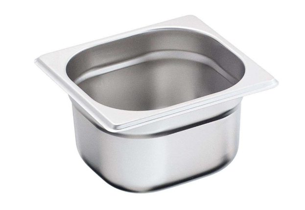 Гастроємність GN 1/6, h-100 мм, нерж