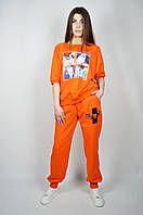 Костюм штаны со свитшотом SOGO 102 S Оранжевый